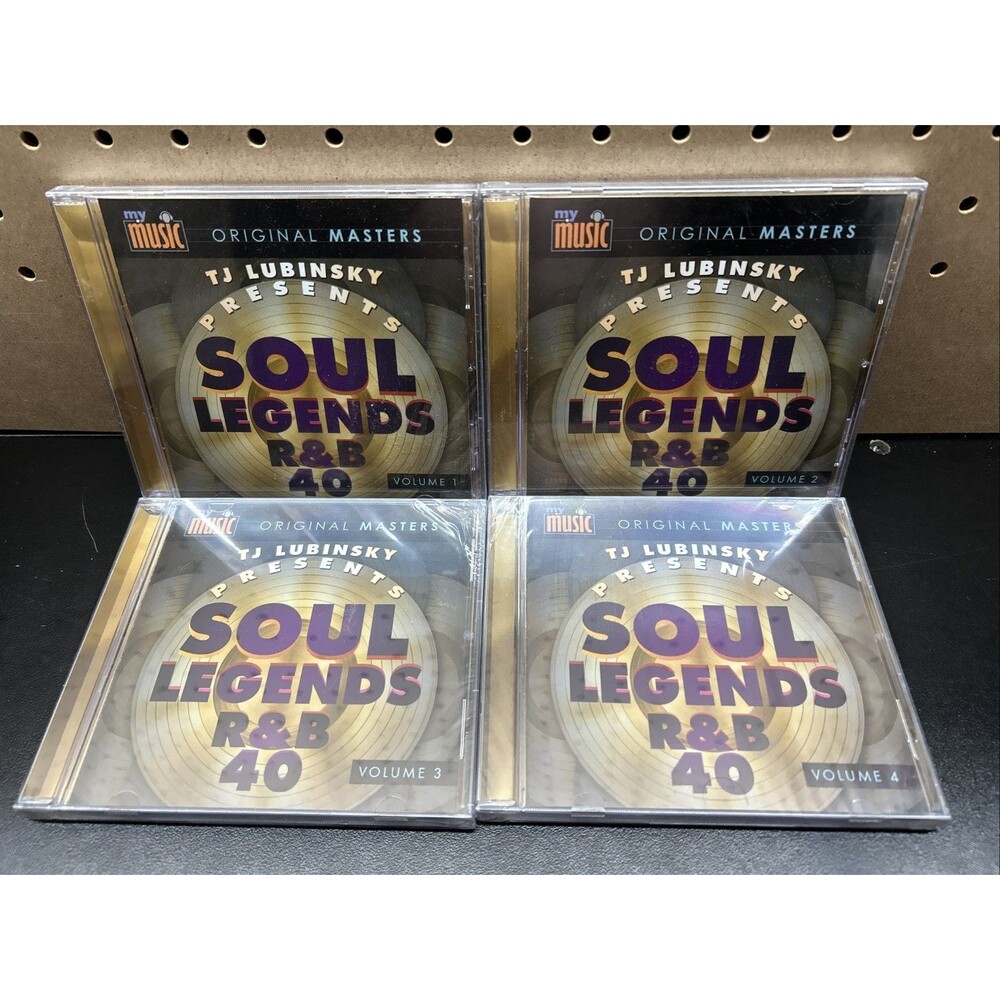 TJ Lubinsky Presents Soul Legends R&B 40 Volumes 1 Thru 4 - New Sealed!